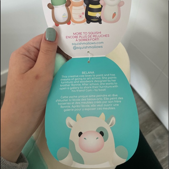 Belana Squishmallows Hugmees 10 inch - Picture 3 of 3